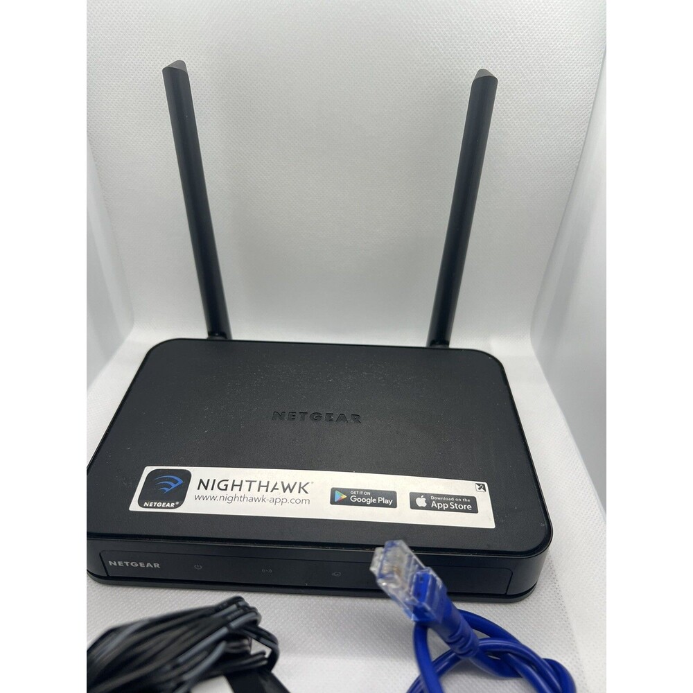 NETGEAR Wifi Router AC750 R6020 Mbps 4 Port Dual Band Black - Picture 3 of 6